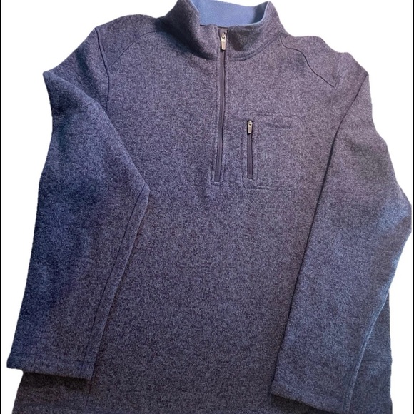 Woolrich Other - Woolrich Men's Knit Pullover 1/2 Zip Long Sleeves Size XXL Blue Heather